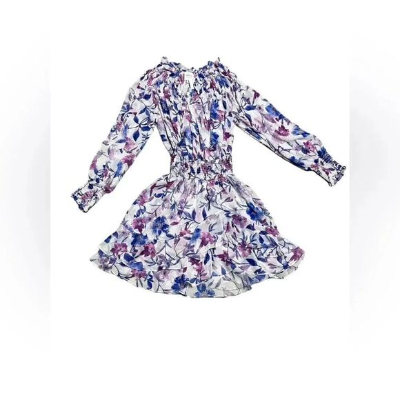 NWT MISA Los Angeles Almaha ruffle floral Dress in Amethyst Floral sz small - Picture 4 of 12